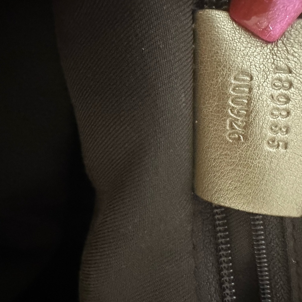 💎AUTHENTIC Gucci GG Crystal Coated Canvas Abbey D-Ring hobo Shoulder Bag 💎 - Picture 9 of 16